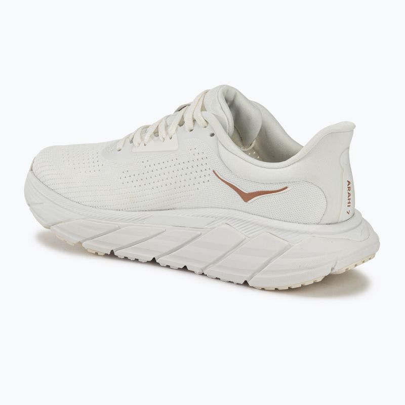 Γυναικεία παπούτσια τρεξίματος HOKA Arahi 7 blanc de blanc/rose gold 3