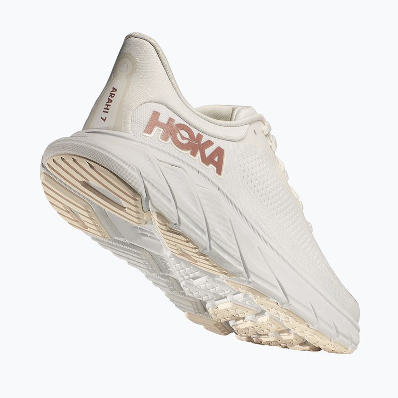 Γυναικεία παπούτσια τρεξίματος HOKA Arahi 7 blanc de blanc/rose gold 11