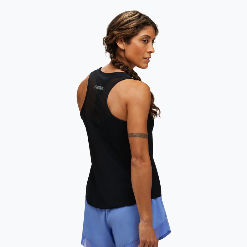 Γυναικείο Tank top για τρέξιμο HOKA Airolite Run Tank black 2