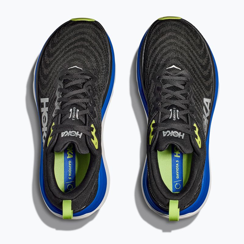 Ανδρικά παπούτσια για τρέξιμο HOKA Gaviota 5 black/electric cobalt 15