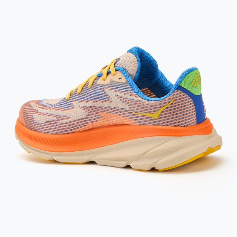 HOKA Clifton 9 ultramarine/electric tangerine παιδικά παπούτσια τρεξίματος 3