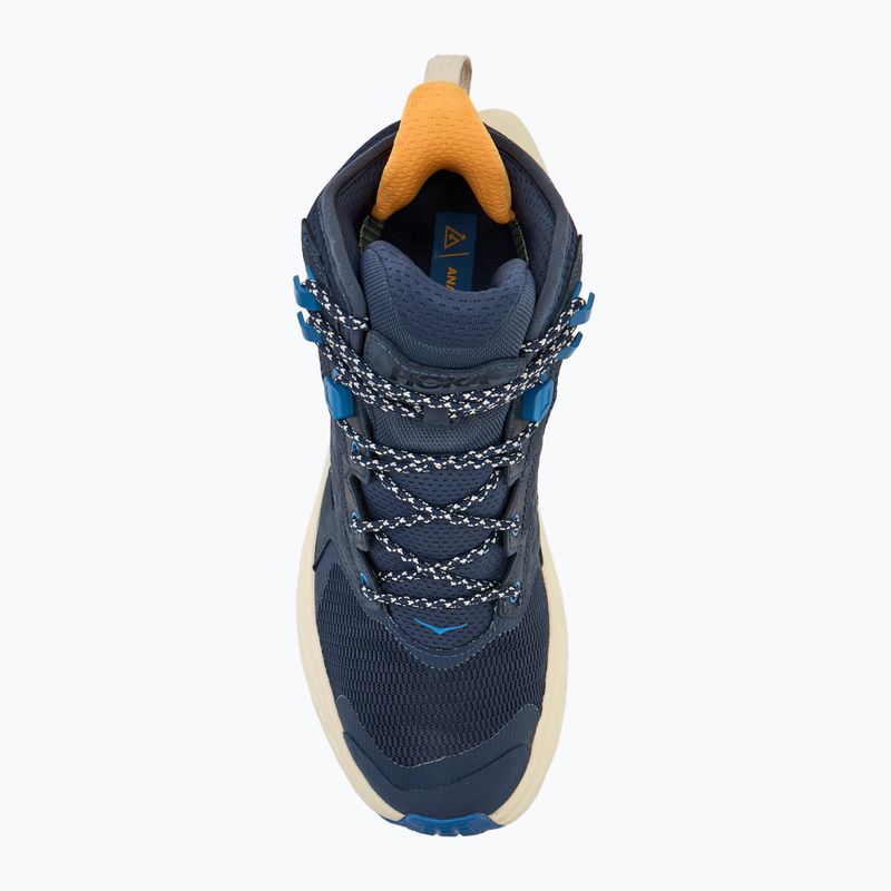 HOKA ανδρικές μπότες πεζοπορίας Anacapa 2 Mid GTX varsity navy/oat milk 5