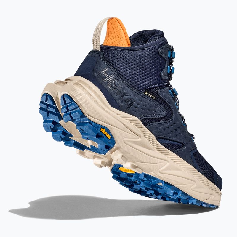 HOKA ανδρικές μπότες πεζοπορίας Anacapa 2 Mid GTX varsity navy/oat milk 14