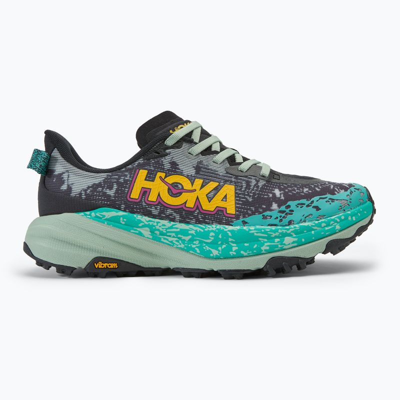 Γυναικεία παπούτσια για τρέξιμο HOKA Speedgoat 6 μαύρο/aloe vera 2