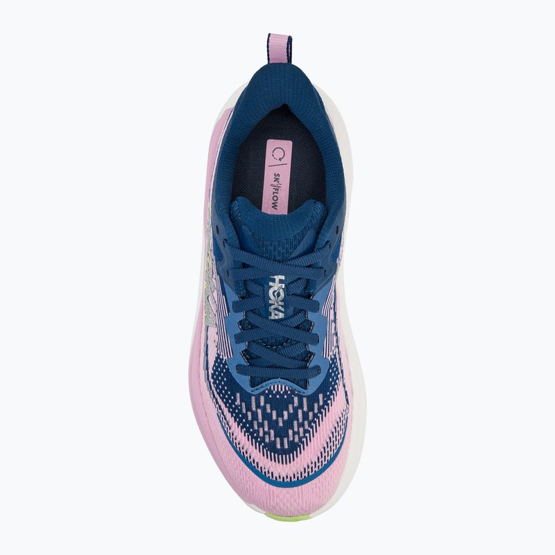 HOKA Skyflow midnight/pink twilight γυναικεία παπούτσια για τρέξιμο 5