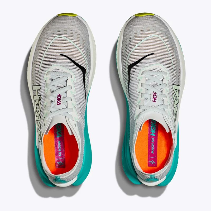 Γυναικεία παπούτσια για τρέξιμο HOKA Mach X 2 frost/electric aqua 10