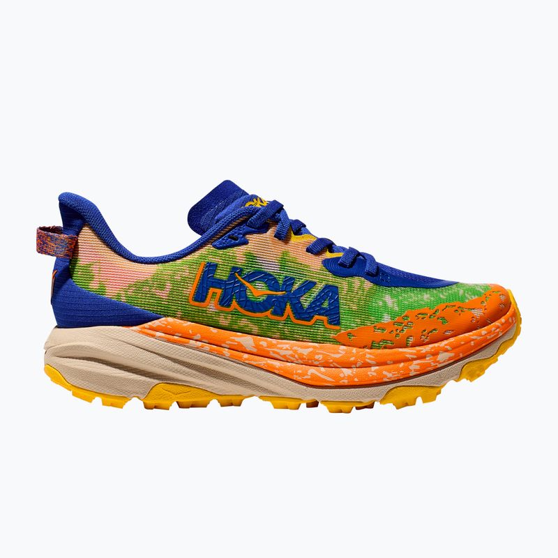 HOKA Speedgoat 6 ultramarine/electric lime παιδικά παπούτσια για τρέξιμο 8