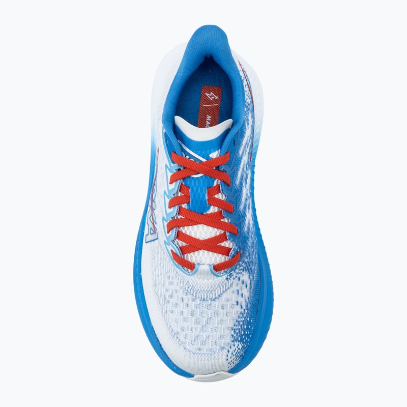 Γυναικεία παπούτσια τρεξίματος HOKA Mach 6 white/virtual blue 5