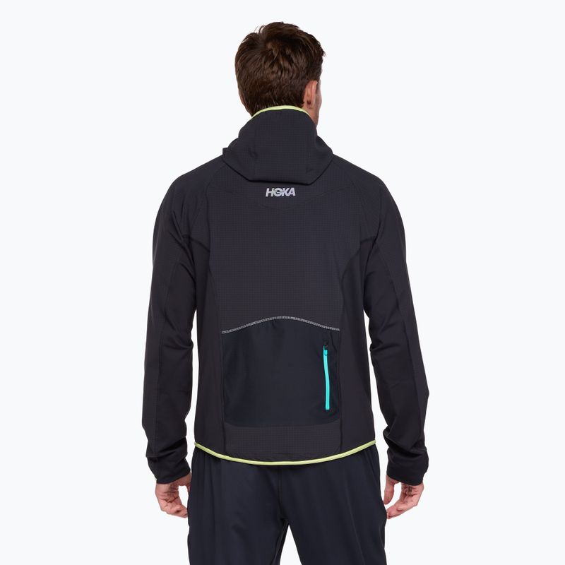 Ανδρικό φούτερ για τρέξιμο HOKA Sky Glow Half Zip black 2