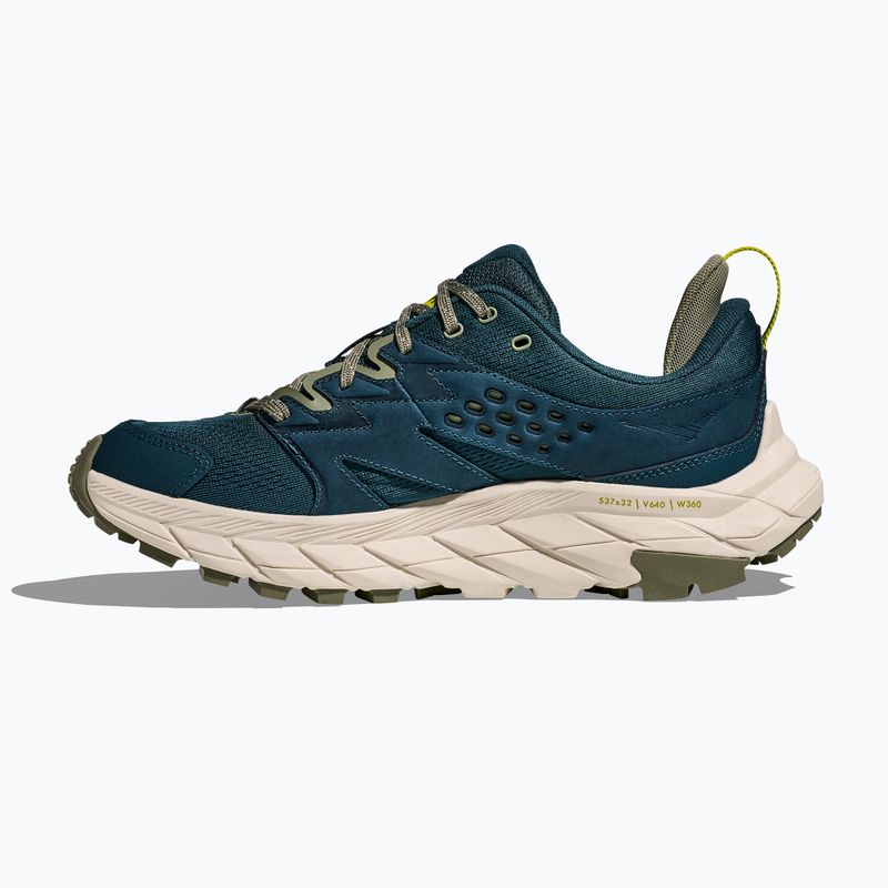 HOKA ανδρικές μπότες πεζοπορίας Anacapa Breeze Low μπλε λυκόφως / γάλα βρώμης 3