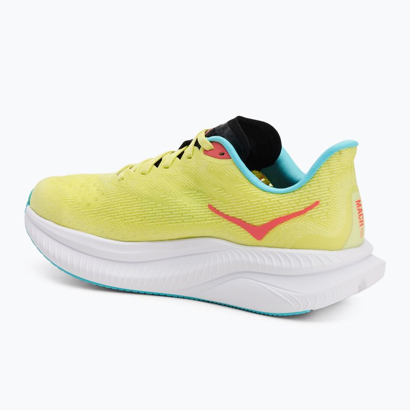 Ανδρικά παπούτσια για τρέξιμο HOKA Mach 6 yuzu/cielo blue 3