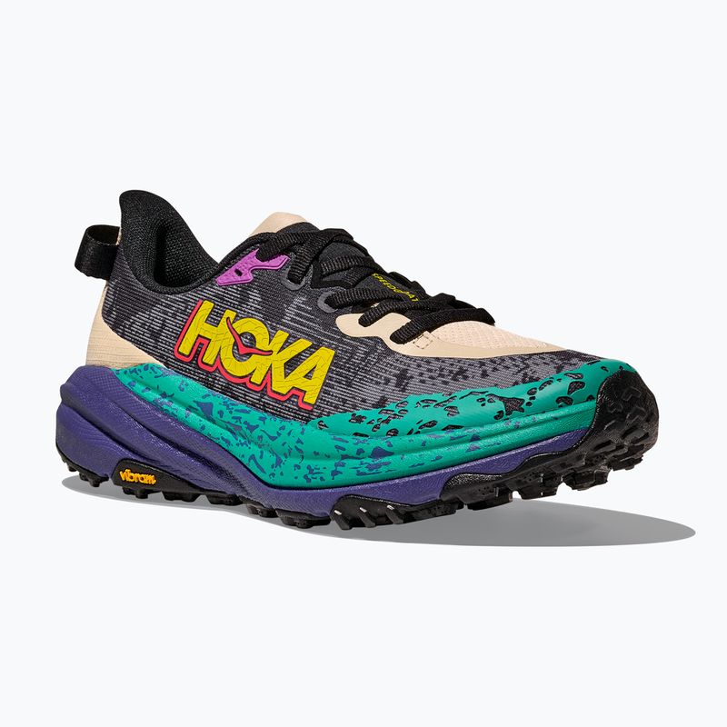 HOKA Speedgoat 6 oatmeal/mountain iris ανδρικά παπούτσια για τρέξιμο