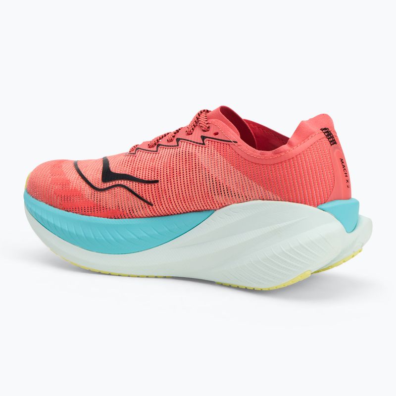 HOKA Mach X 2 ανδρικά παπούτσια για τρέξιμο grapefuit/electric coral 3