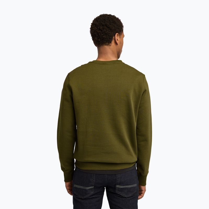 Ανδρικό φούτερ Timberland Tree Logo Crew Neck dark olive 3