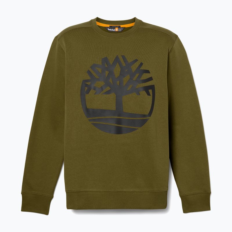 Ανδρικό φούτερ Timberland Tree Logo Crew Neck dark olive 5