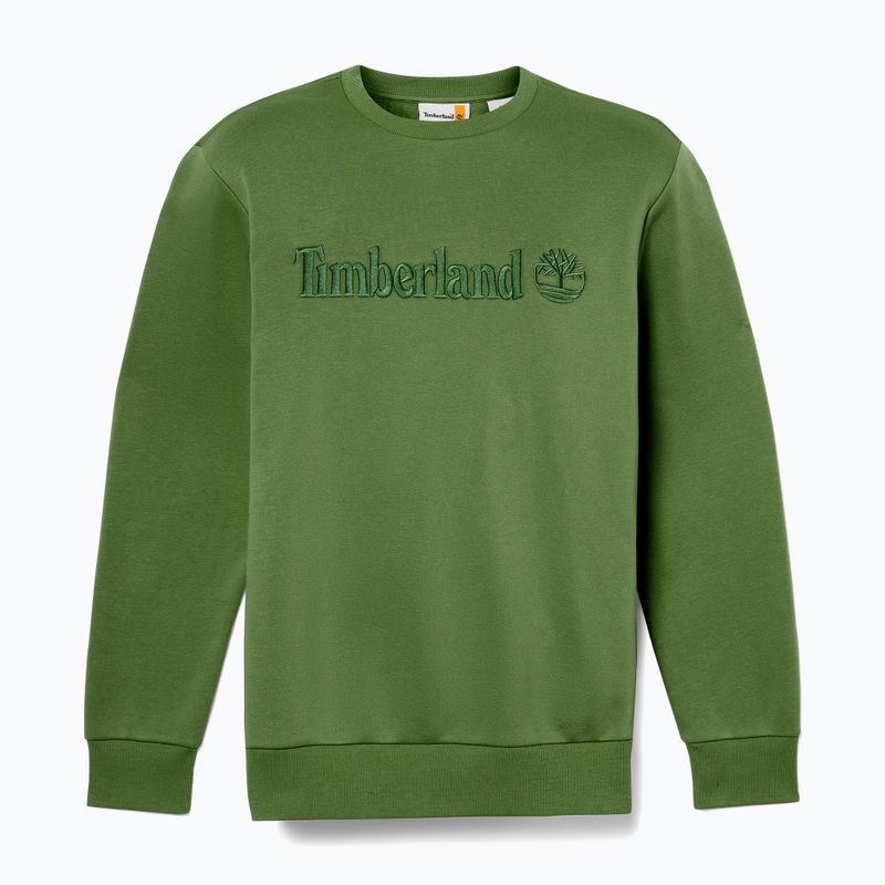 Ανδρικό φούτερ Timberland Embroidery Tonal Crew Neck black forest green 5