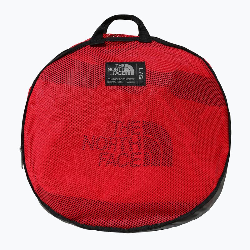 Τσάντα ταξιδιού The North Face Base Camp Duffel L 95 l red/black/npf 3