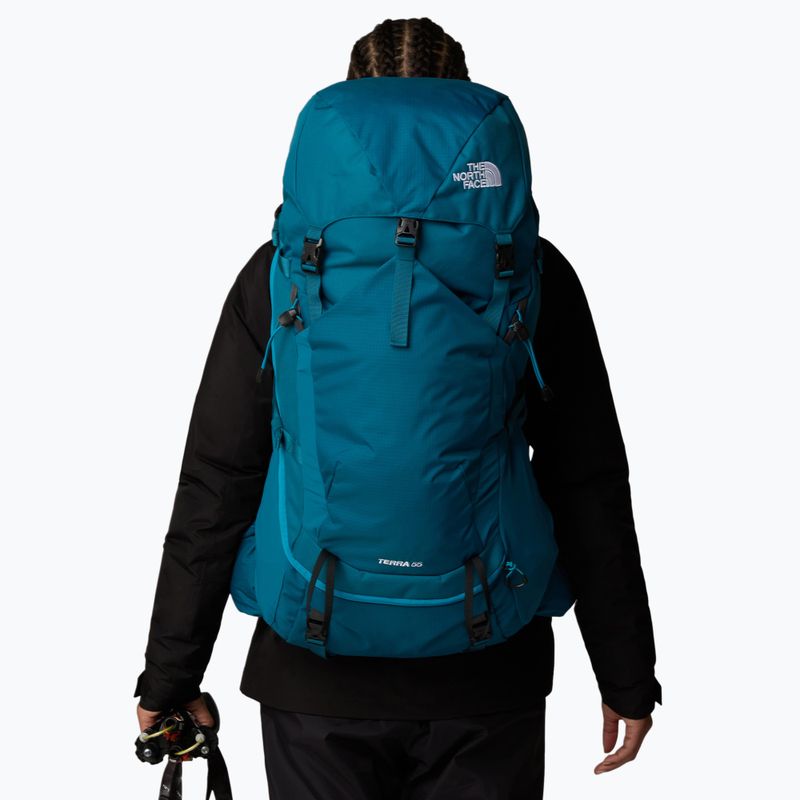 Γυναικείο σακίδιο πεζοπορίας The North Face Terra 55 l blue moss/sapphire slat 6