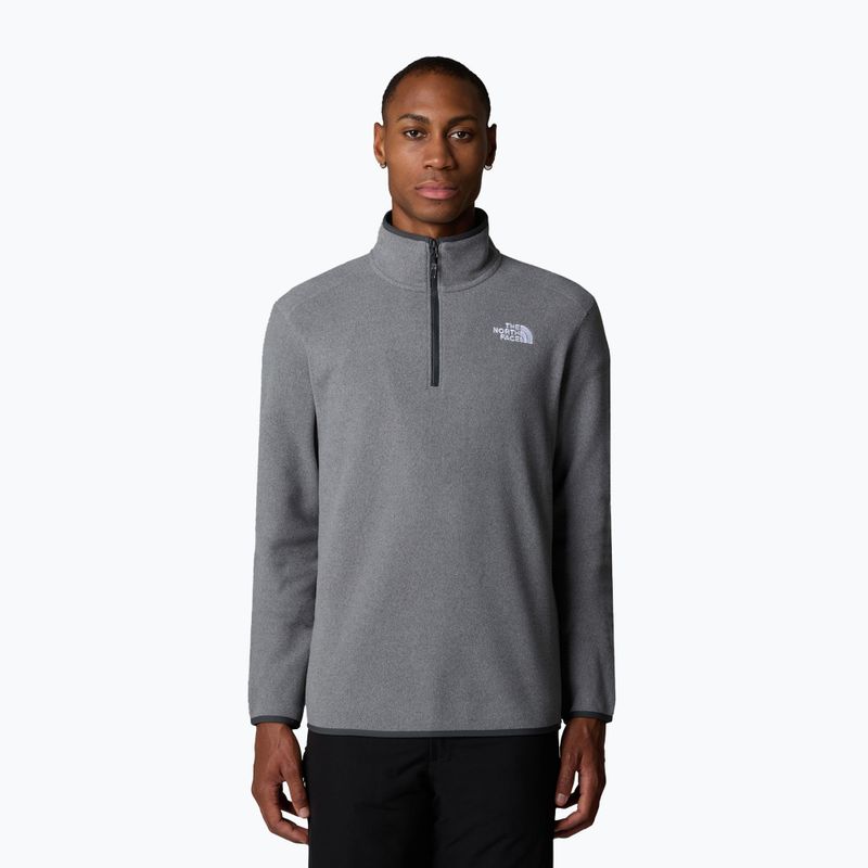 Ανδρικό φούτερ The North Face 100 Glacier 1/4 Zip medium grey heather