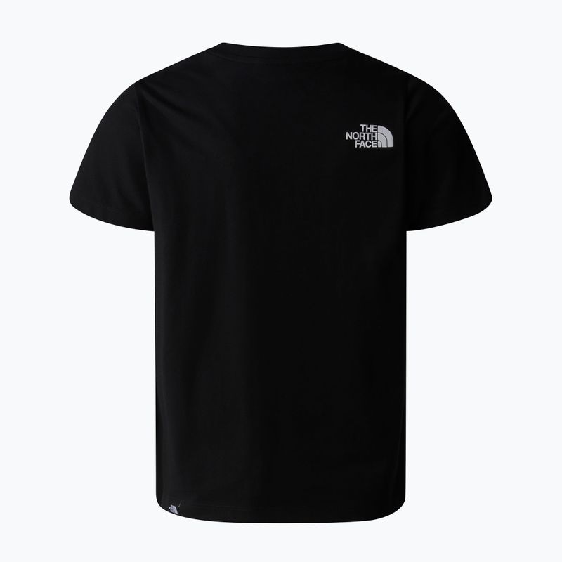 Παιδικό μπλουζάκι The North Face Teen Simple Dome Tee black 5