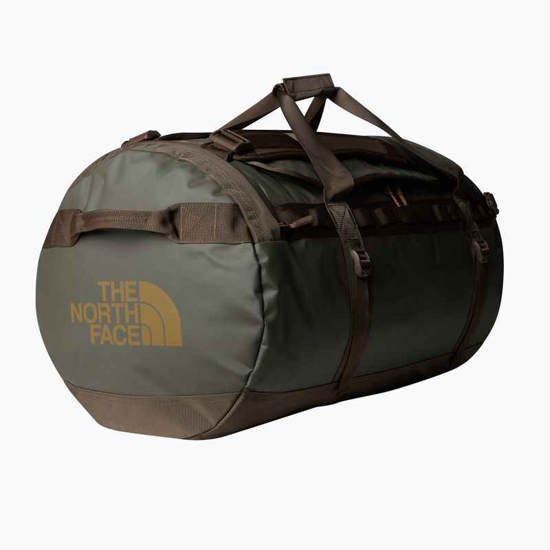 The North Face Base Camp Duffel L 95 l νέα taupe πράσινο/καπνιστό καφέ/χρηστικό καφέ ταξιδιωτική τσάντα