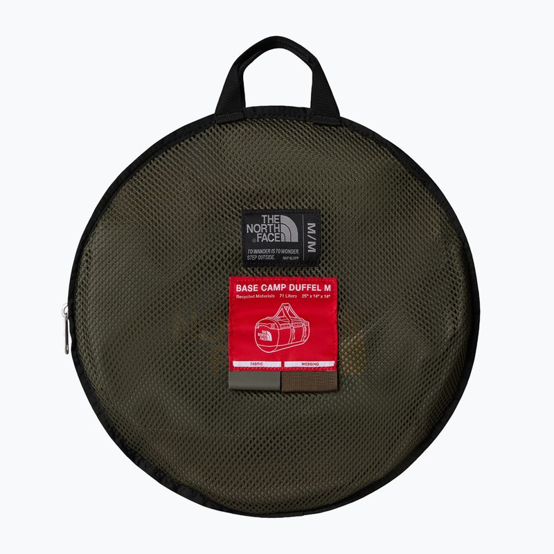 The North Face Base Camp Duffel M 71 l νέα taupe πράσινο/καπνιστό καφέ/καφέ τσάντα ταξιδιού χρησιμότητας 3