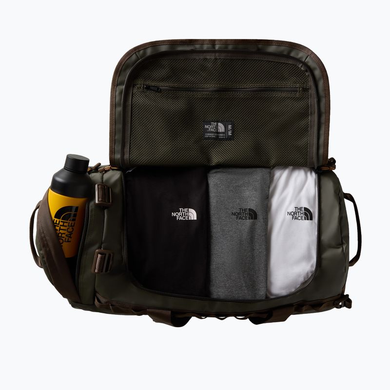 The North Face Base Camp Duffel M 71 l νέα taupe πράσινο/καπνιστό καφέ/καφέ τσάντα ταξιδιού χρησιμότητας 4