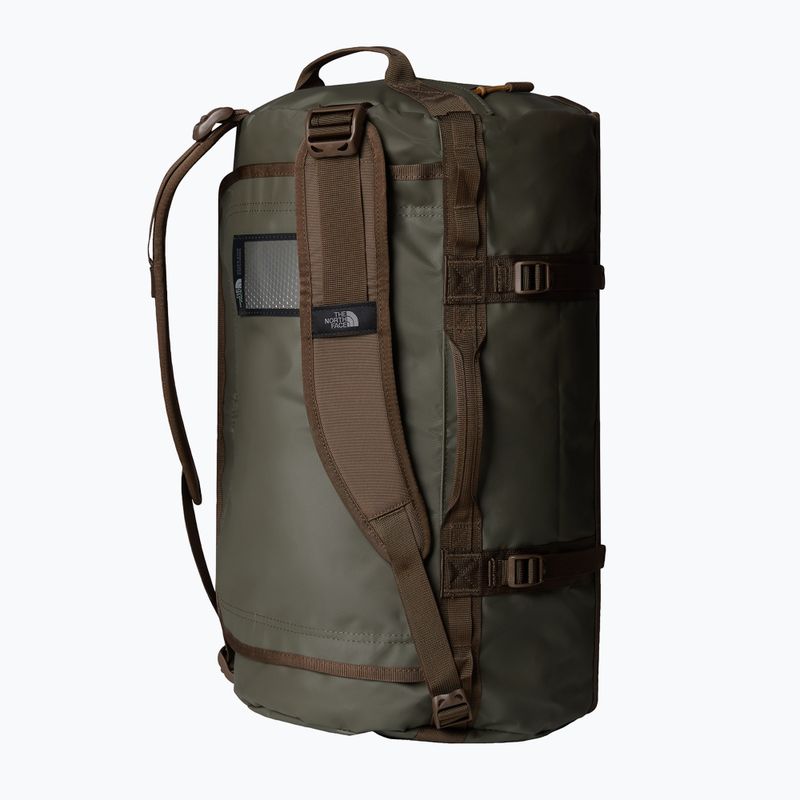 The North Face Base Camp Duffel S 50 l ταξιδιωτική τσάντα καινούργια taupe πράσινο/καφέ καπνιστό/καφέ χρηστικό 2