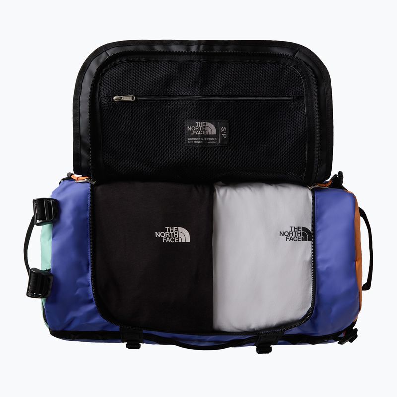 The North Face Base Camp Duffel S 50 l indigo plum/bright foam/papaya ταξιδιωτική τσάντα 4