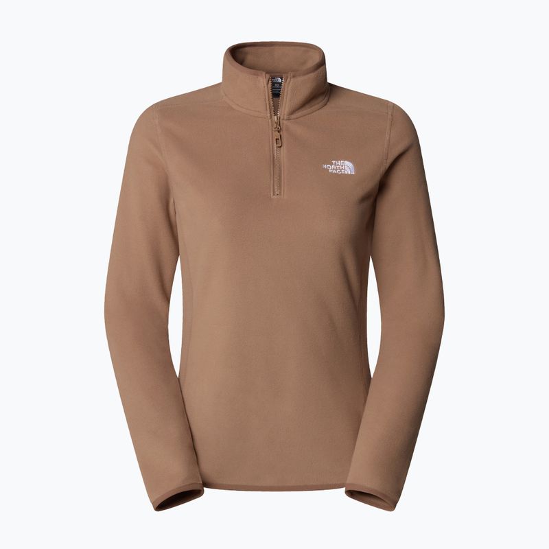 The North Face γυναικείο φούτερ 100 Glacier 1/4 Zip latte 4