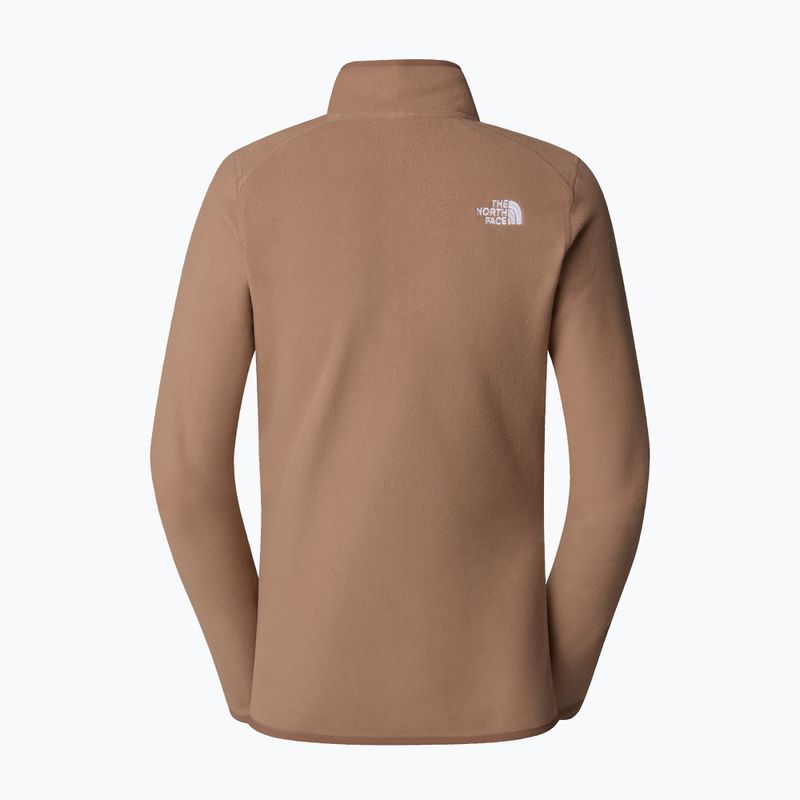 The North Face γυναικείο φούτερ 100 Glacier 1/4 Zip latte 5