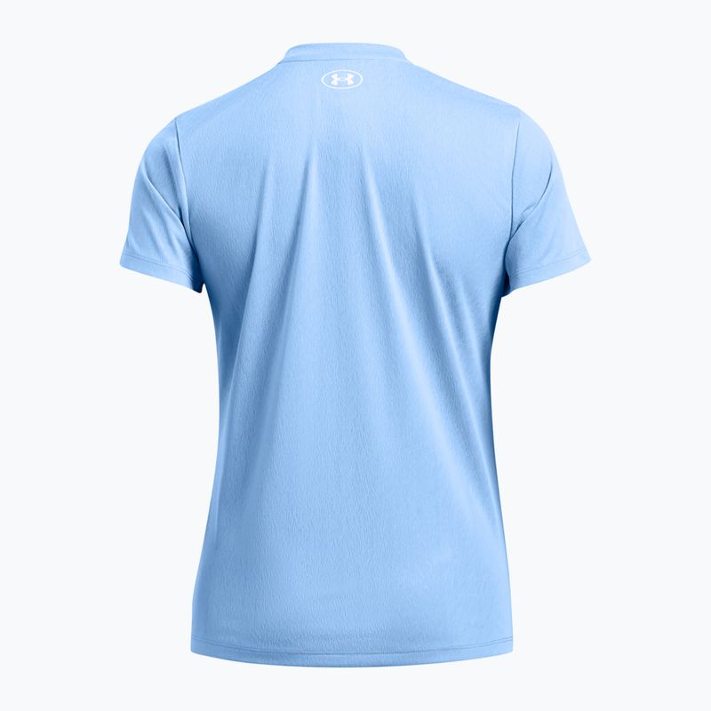 Γυναικείο μπλουζάκι προπόνησης Under Armour Tech Riddle horizon blue/white 4