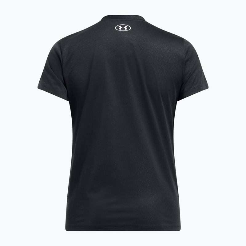 Γυναικείο μπλουζάκι προπόνησης Under Armour Tech Riddle black/white 4