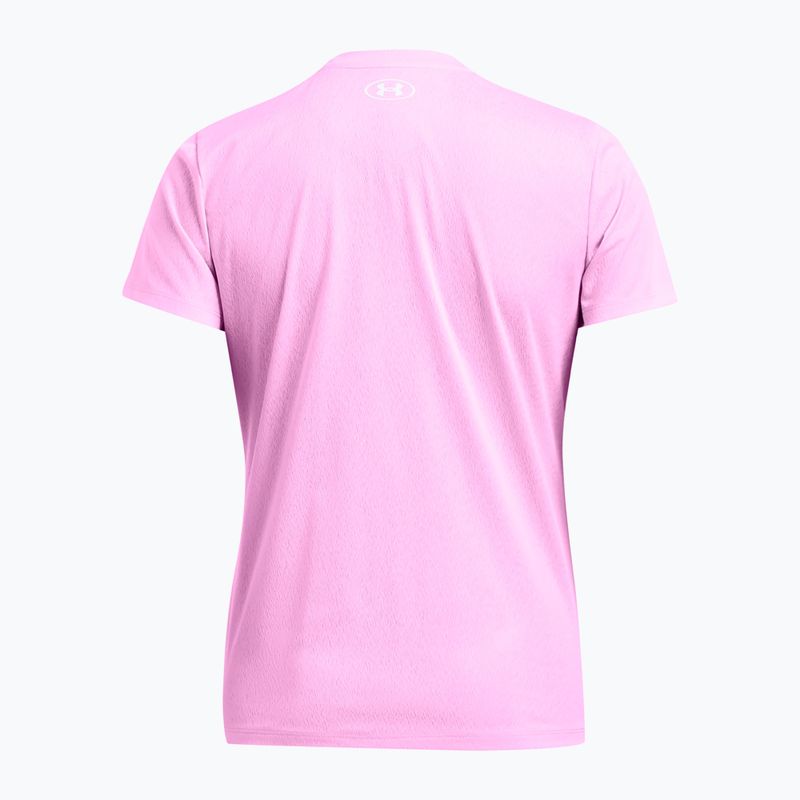 Γυναικείο μπλουζάκι προπόνησης Under Armour Tech Riddle stellar pink/white 5