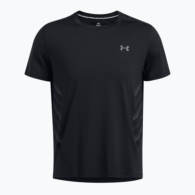 Under Armour UA Launch Elite Graphic ανδρικό αθλητικό μπλουζάκι μαύρο/καστρίλινο/ανακλαστικό 4