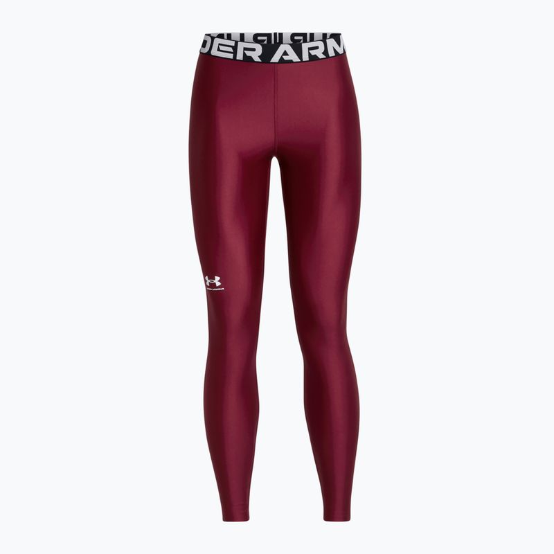 Γυναικείο κολάν Under Armour HeatGear καρδινάλιο/λευκό 4