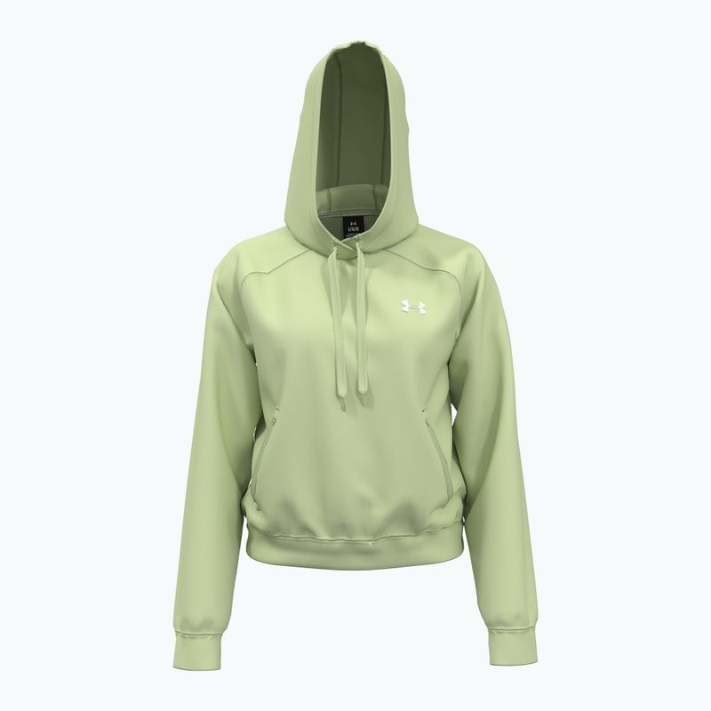 Γυναικείο Under Armour Pro Fleece Hoodie ρετρό πράσινο/λευκό