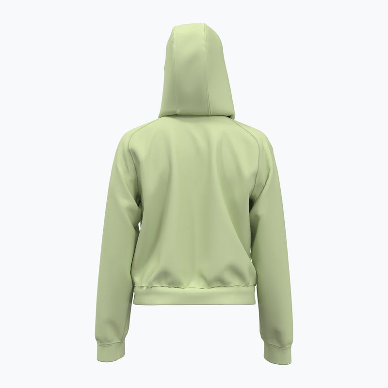 Γυναικείο Under Armour Pro Fleece Hoodie ρετρό πράσινο/λευκό 2