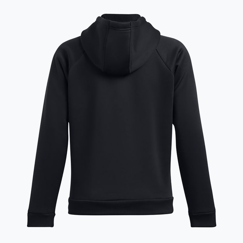 Γυναικείο φούτερ Under Armour Fleece Hoodie UA Armour μαύρο/λευκό 2