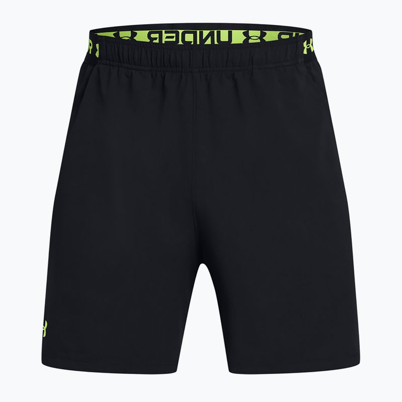 Under Armour ανδρικό προπονητικό σορτς UA Vanish Woven 6in μαύρο/πράσινο χρώμα 5