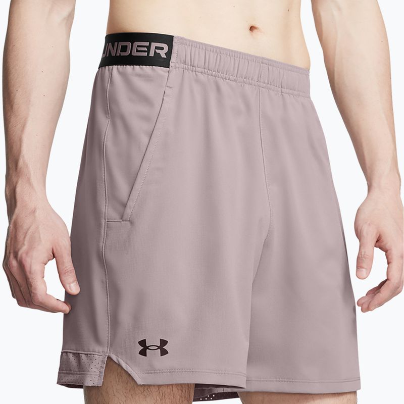 Under Armour ανδρικό προπονητικό σορτς UA Vanish Woven 6in tetra γκρι/μαύρο 4