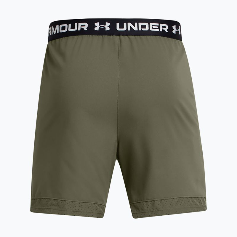 Under Armour ανδρικό προπονητικό σορτς UA Vanish Woven 6in marine green/white 6