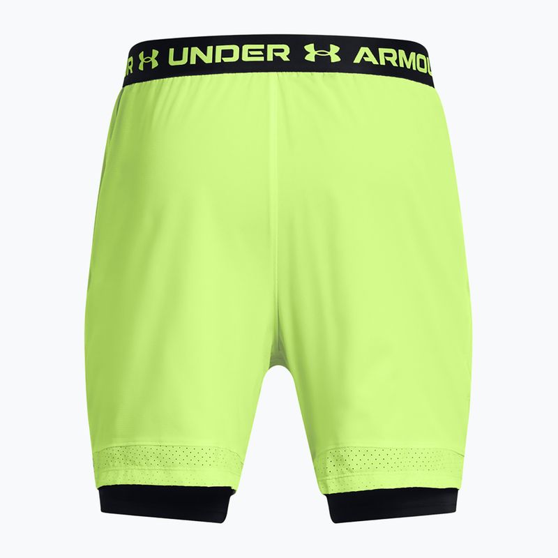 Under Armour ανδρικό προπονητικό σορτς Vanish Woven 2in1 Sts morph green / blavk / black 6