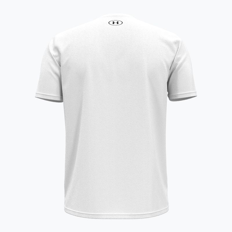 Under Armour Sliced Wordmark ανδρική μπλούζα προπόνησης 60/40S λευκό/μαύρο 2