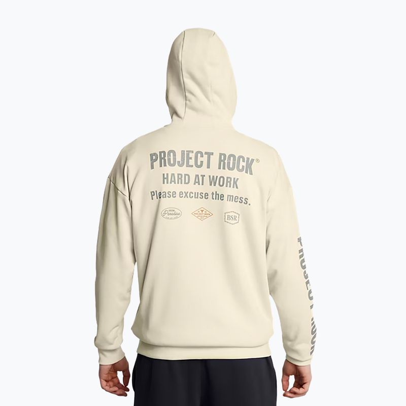 Ανδρικό φούτερ Under Armour Project Rock HWT Full Zip βυρσοδεμένο/αργιλλοπράσινο φούτερ 2