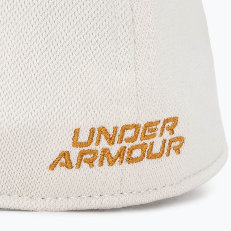 Ανδρικό καπέλο μπέιζμπολ Under Armour Blitzing summit λευκό/κίτρινη ώχρα 4