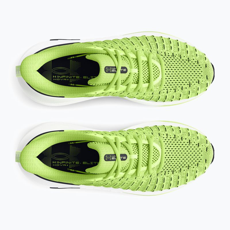 Under Armour Infinite Elite γυναικεία παπούτσια τρεξίματος morph green/retro green/μαύρο 11