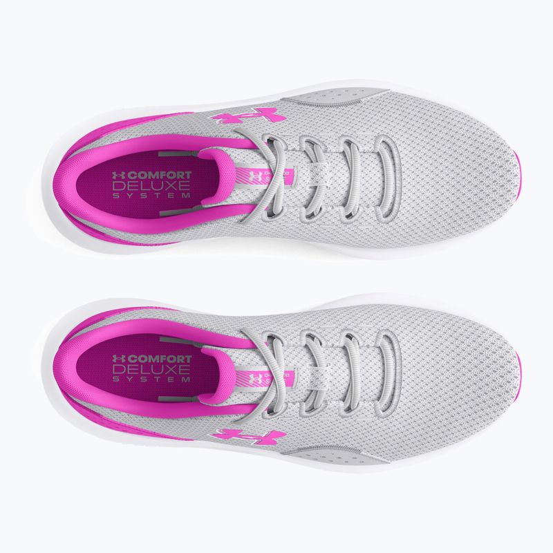 Under Armour Charged Surge 4 halo gray/vivid magenta/vivid magenta γυναικεία παπούτσια για τρέξιμο 11