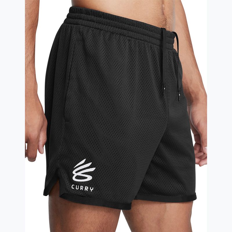 Under Armour ανδρικό σορτς μπάσκετ Curry Splash Short μαύρο/λευκό πηλό