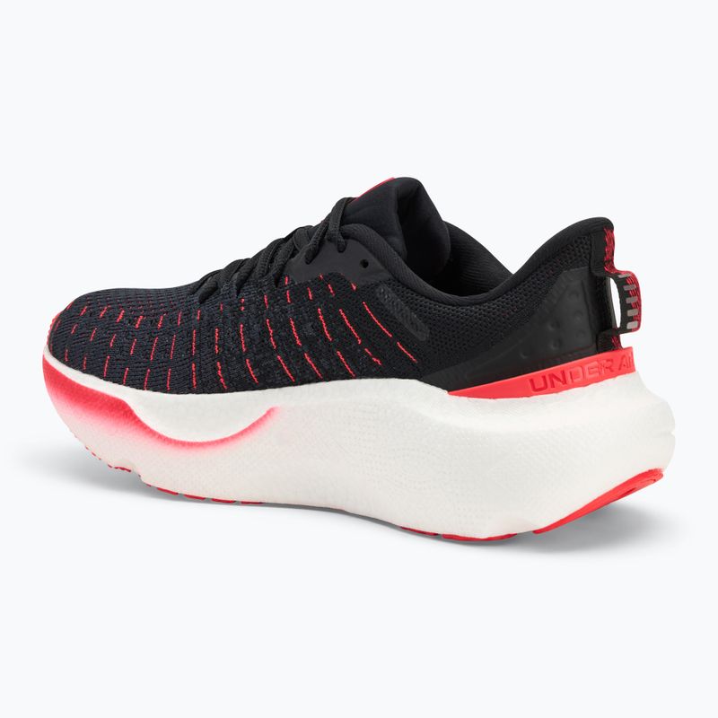 Under Armour Infinite Elite γυναικεία παπούτσια για τρέξιμο μαύρο/ανθρακί/κόκκινο ρακέτα 3